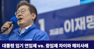 대통령 연임제 중임제 차이