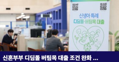 신혼부부 디딤돌 버팀목 대출 소득조건 완화