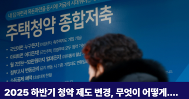청약제도변경-2025 하반기