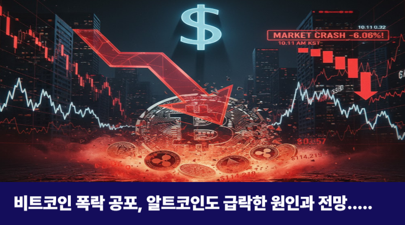 비트코인 폭락 공포 알트코인도 급락한 원인과 전망