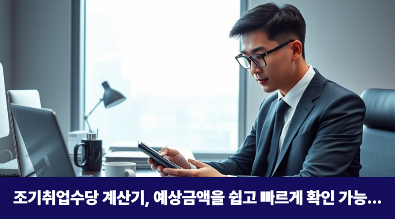 조기취업수당 계산기